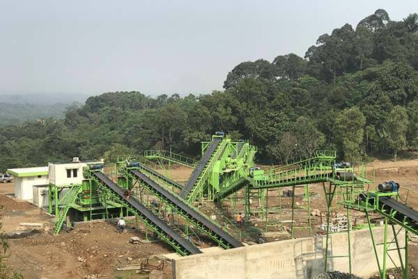 Hard Stone Crushing&Screening Plant in Indonesia