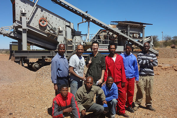 Mining Waste Crushing&Screening Plant in South Africa