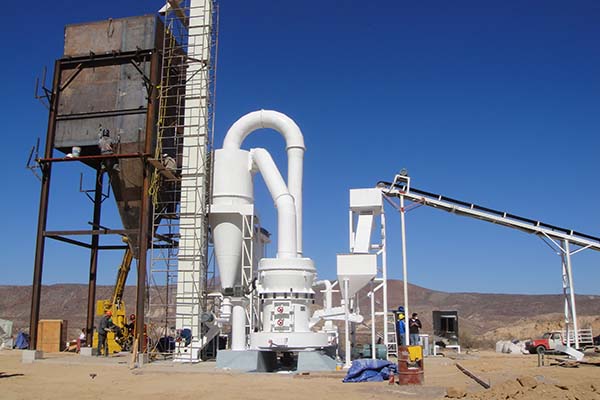 Talc Super Pressure Trapezium Mill in Mexico