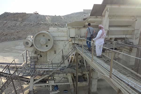  Hard Stone Crushing&Screening Plant in Saudi Arabia