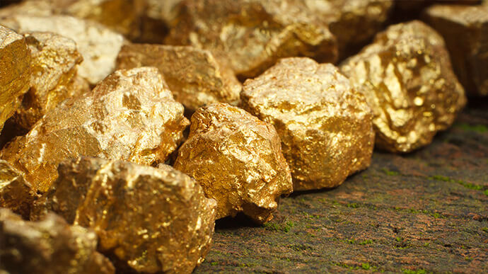 Gold ore crushing & processing